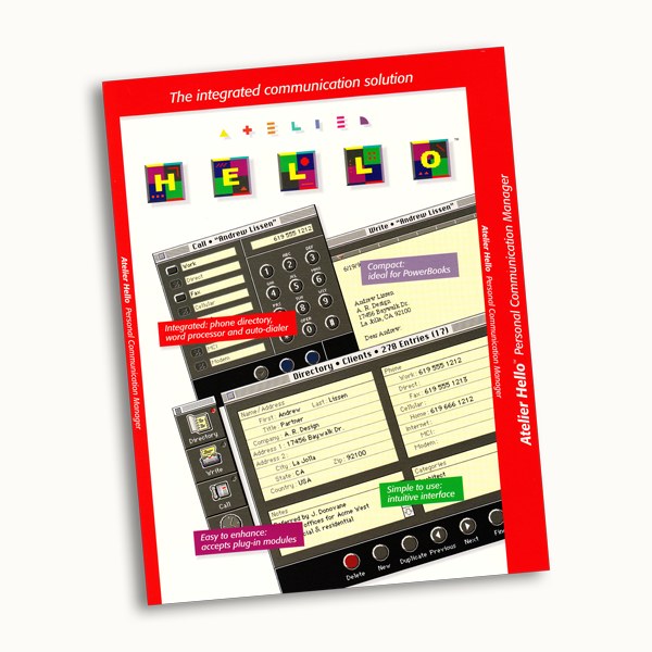 Atelier Systems — Hello personal information manager